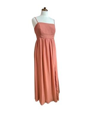 Birdy Grey August Chiffon formal dress in terracotta large